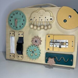 NEW Wooden Activity Busy Board Toy